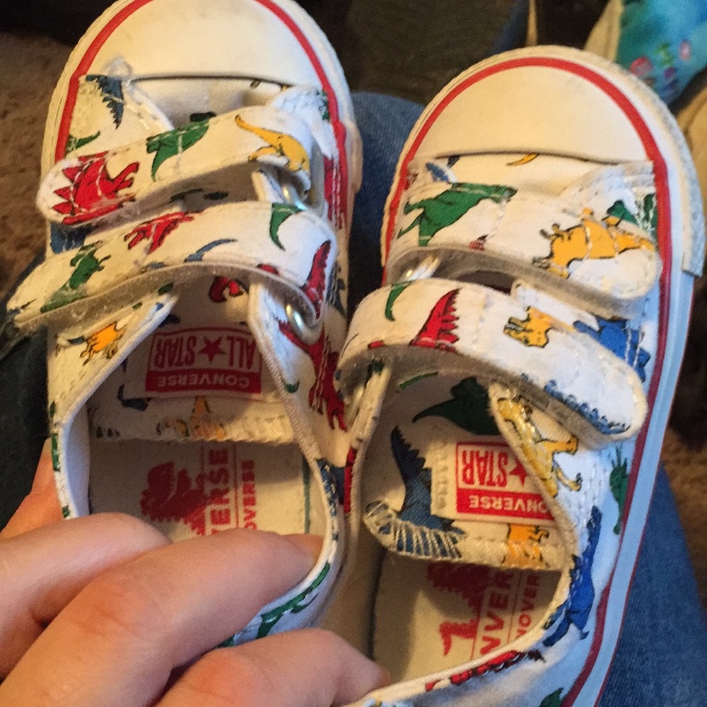 Dinosaur converse